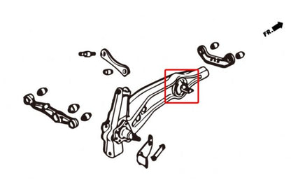 Hardrace - Honda Integra tagumise õõtshoova puks