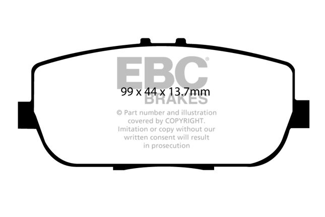 EBC - DP51775B - EBC Bluestuff B piduriklotsid; tagumised