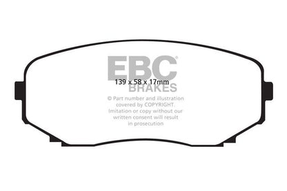EBC - DP1794 - EBC Ultimax Brake Pads; Front