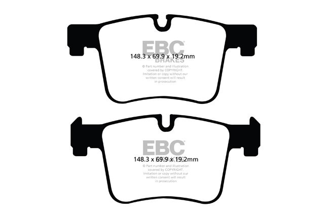 EBC - DPX2105 - EBC Ultimax piduriklotsid; ees