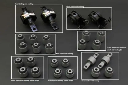 Hardrace - Arm Bushings Completed Set Honda Civic, Crx, Integra