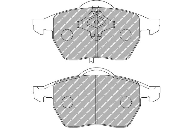 Ferodo - FDS1323 - Ferodo DS Performance piduriklotsid; ees