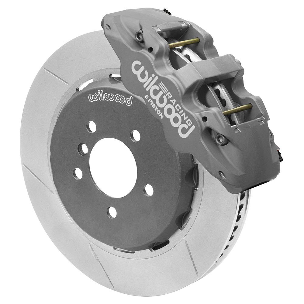 Wilwood - 140-16010 - Wilwood Big Brake Kit - Front - 355x32mm Bi-Slotted - AERO6 Anodized - WIL-140-16010
