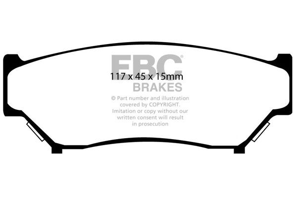 EBC - DP6979 - EBC Greenstuff 6000 Brake Pads; Front
EBC
Be the first to review this product
Item #
EBC-DP6979