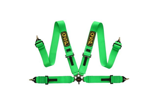 QSP - Seat Belt 4-P 3/3 - NON FIA - Green