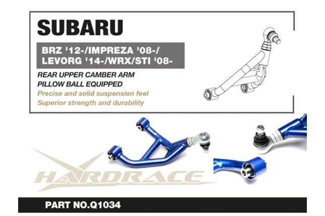 Hardrace - Rear Upper Camber Arm Toyota, Subaru