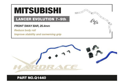 Hardrace - Front Sway Bar Mitsubishi Lancer evolution