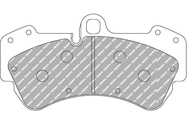 Ferodo - FER-FCP1625H - Ferodo DS2500 piduriklotsid; ees