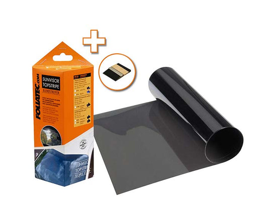 Foliatec - Topstripe Sun filter grey-black 15x152 - FT 1225